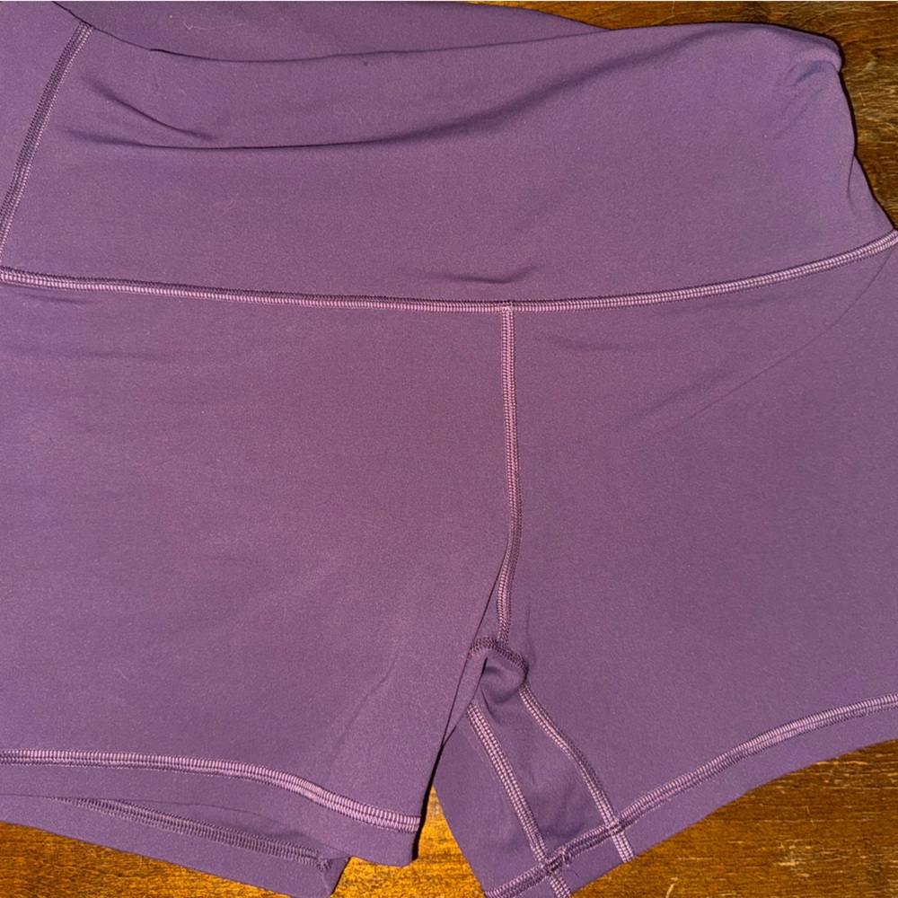 lululemon athletica Grape Thistle 4" high rise align
